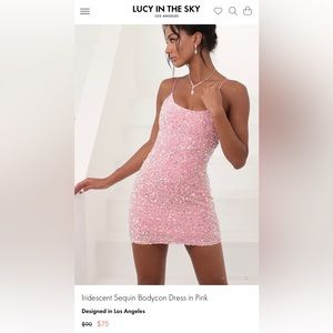 ‼️SOLD‼️Lucy in the Sky Iridescent Sequin Bodycon